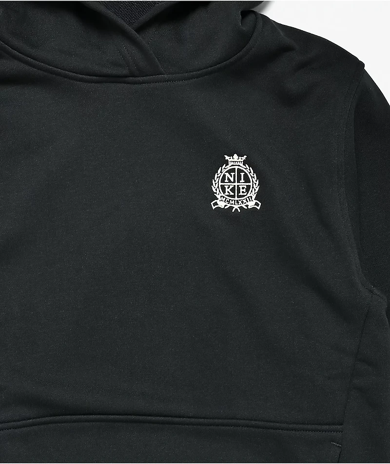 Nike Kids French Terry Black Hoodie