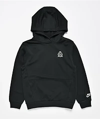 Nike Kids French Terry Black Hoodie