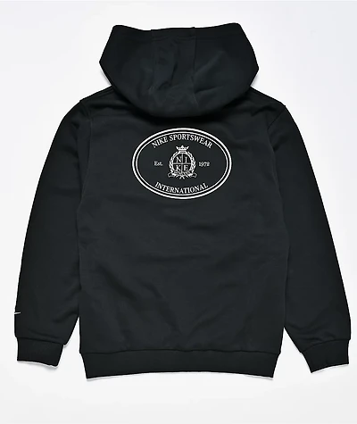 Nike Kids French Terry Black Hoodie