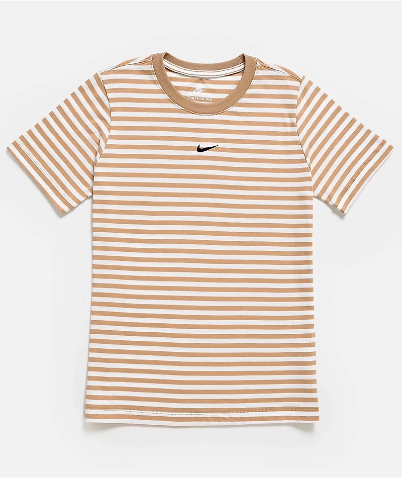 Nike Kids Futura Brown Stripe T-Shirt