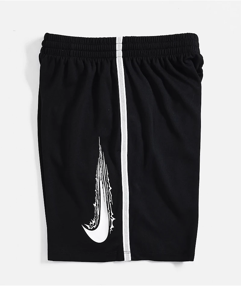 Nike Kids Swoosh Black Mesh Shorts