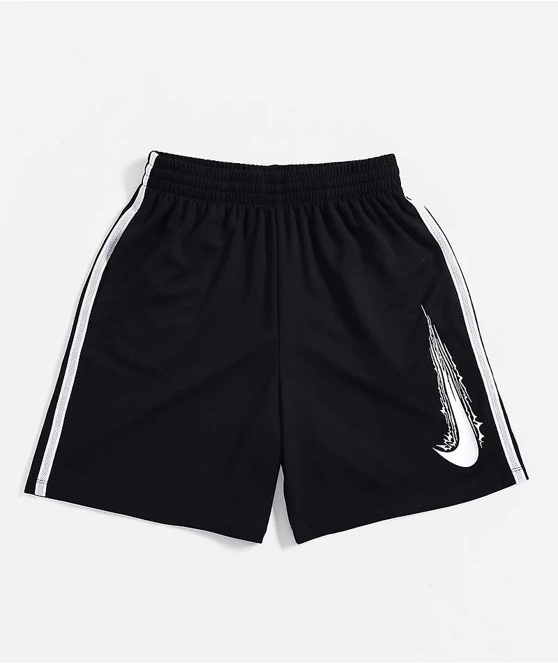 Nike Kids Swoosh Black Mesh Shorts