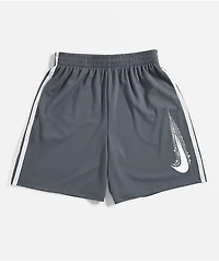 Nike Kids Swoosh Grey Mesh Shorts