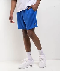 Nike Mesh Flow Blue Shorts