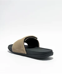Nike Offcourt Adjust Black & Khaki Slide Sandals