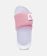Nike Offcourt Adjust White & Pink Slide Sandals