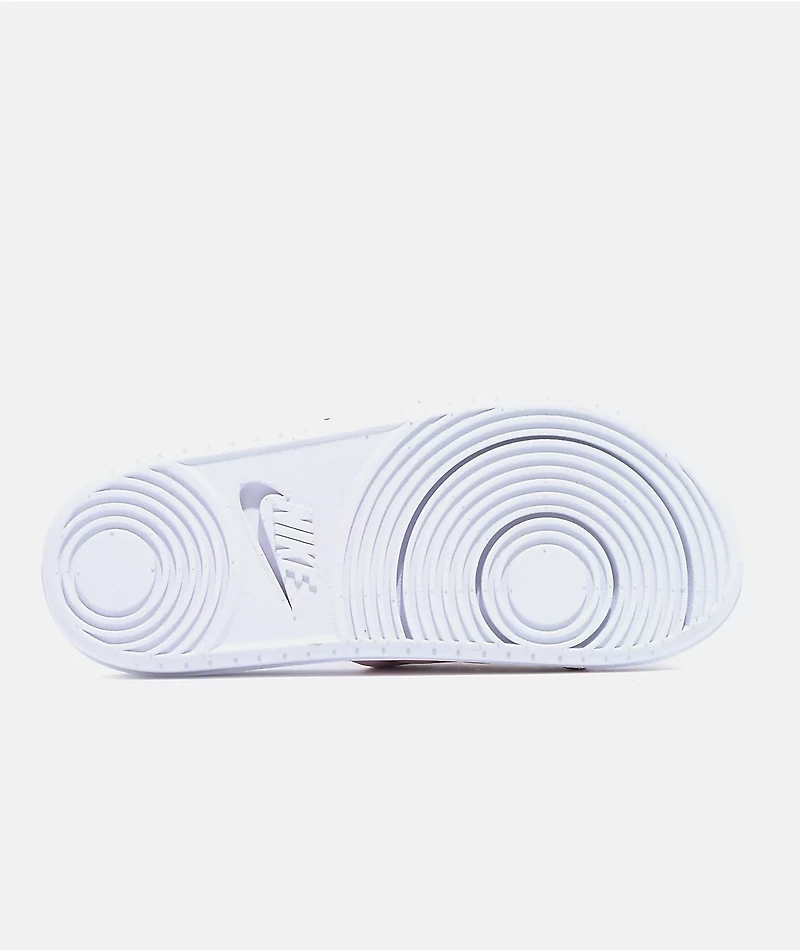 Nike Offcourt Adjust White & Pink Slide Sandals