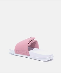 Nike Offcourt Adjust White & Pink Slide Sandals