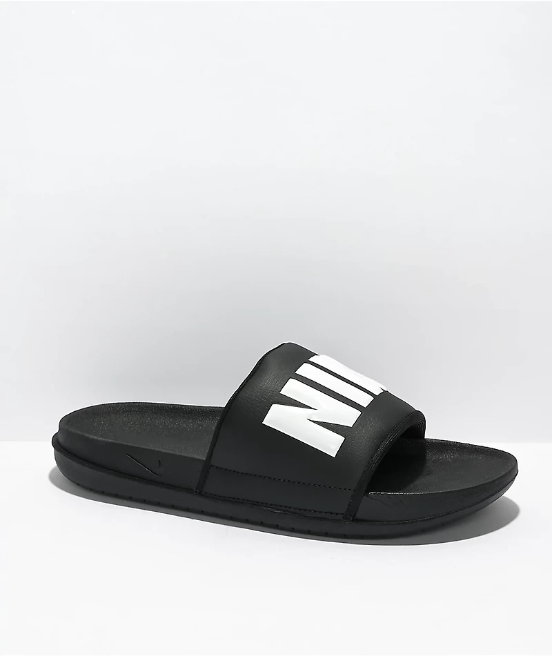 Nike Offcourt Black & White Slide Sandals