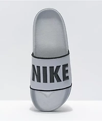 Nike Offcourt Grey & Black Slide Sandals