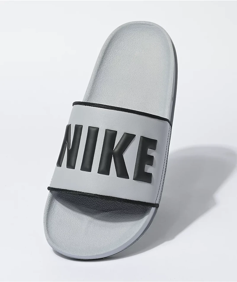 Nike Offcourt Grey & Black Slide Sandals