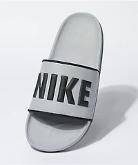 Nike Offcourt Grey & Black Slide Sandals