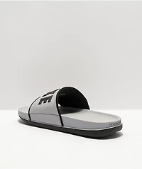 Nike Offcourt Grey & Black Slide Sandals