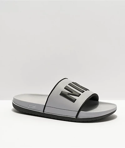 Nike Offcourt Grey & Black Slide Sandals