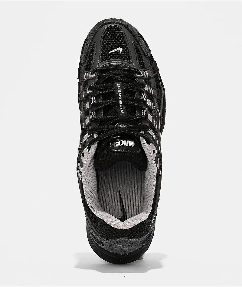 Nike P-6000 Anthracite, Black & Metallic Silver Shoes