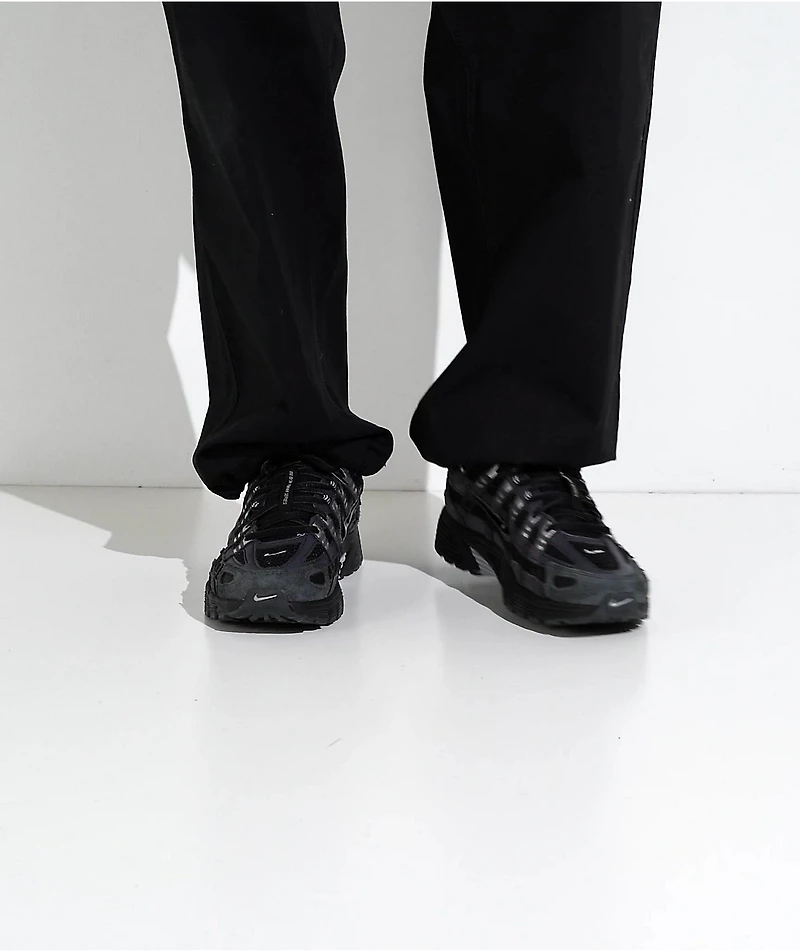 Nike P-6000 Anthracite, Black & Metallic Silver Shoes