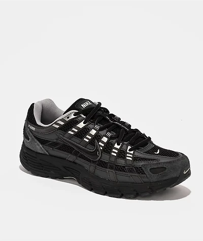 Nike P-6000 Anthracite, Black & Metallic Silver Shoes