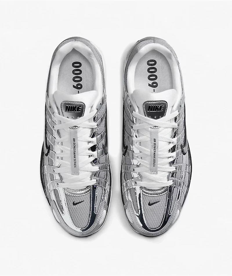 Nike P-6000 Metallic Silver Shoes
