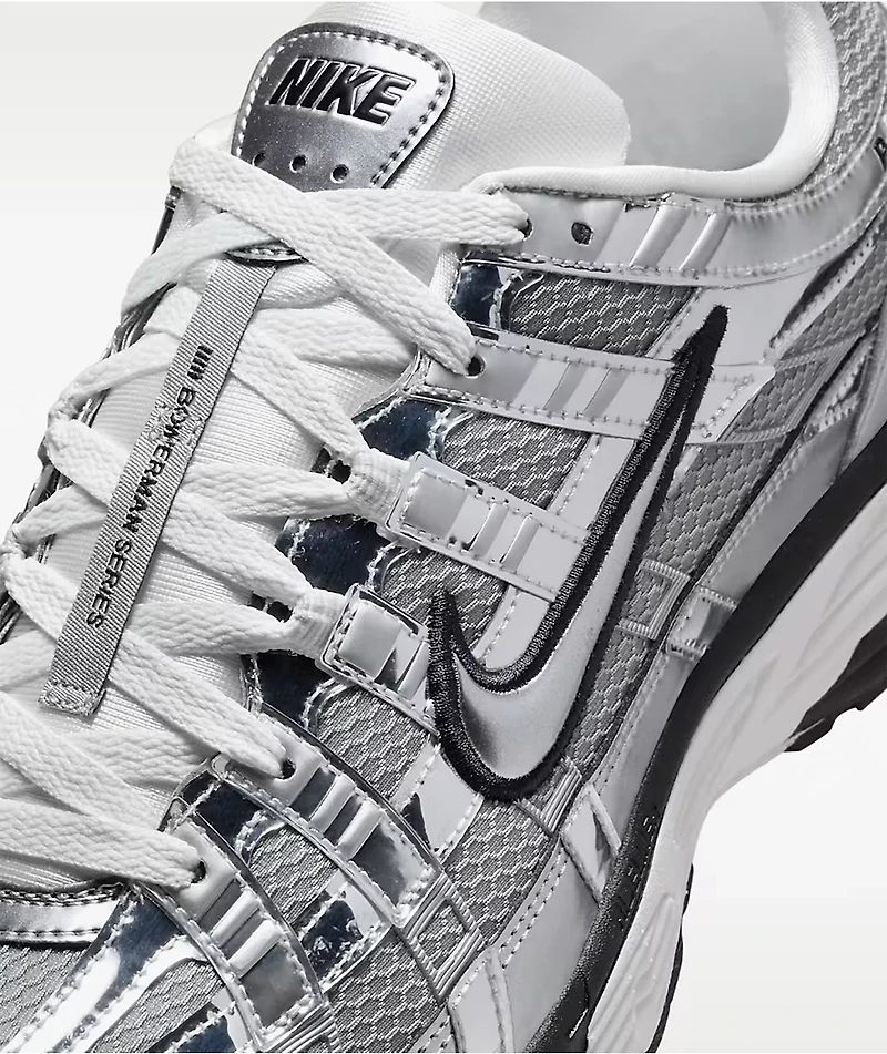 Nike P-6000 Metallic Silver Shoes