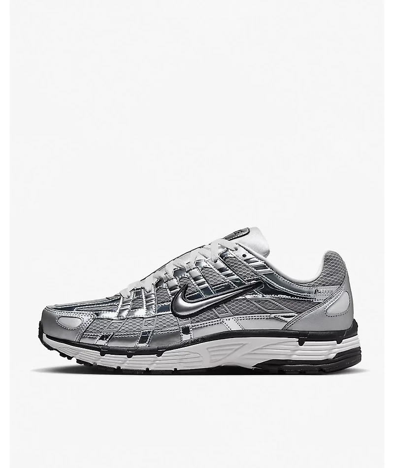 Nike P-6000 Metallic Silver Shoes