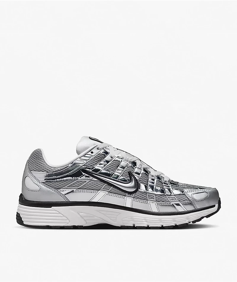 Nike P-6000 Metallic Silver Shoes