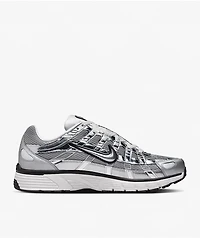 Nike P-6000 Metallic Silver Shoes