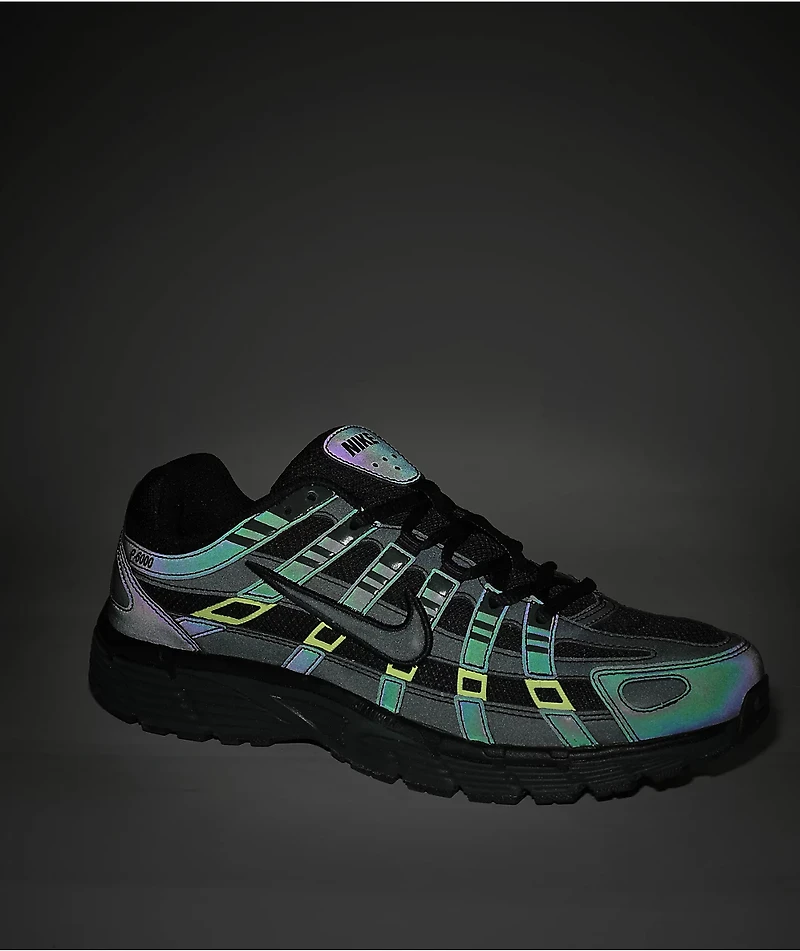 Nike P-6000 Reflectivity SE 2 Black & Multicolor Shoes