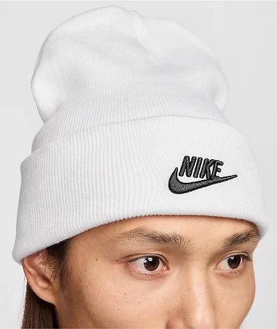 Nike Peak Futura White Beanie