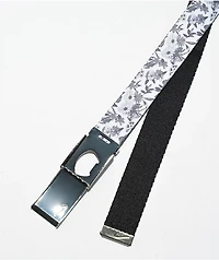 Nike Reversible White Floral Print Web Belt