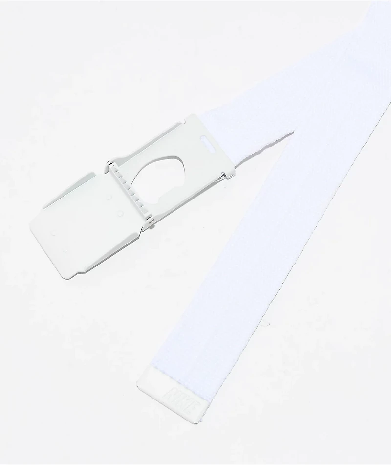 Nike Ribbed Summit White Web Belt