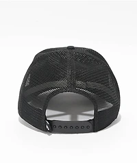 Nike Rise Black & White Trucker Hat