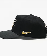 Nike Rise Structured A-Frame Black Snapback Hat