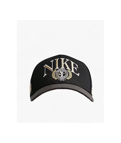 Nike Rise Structured A-Frame Black Snapback Hat