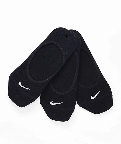 Nike SB 3 Pack Black No Show Socks
