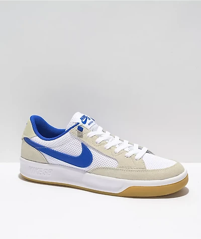 Nike SB Adversary Summit White & Blue Skate Shoes