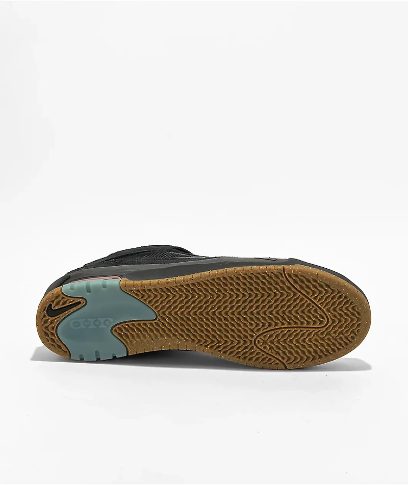 Nike SB Air Max Ishod Anthracite Black & Gum Skate Shoes