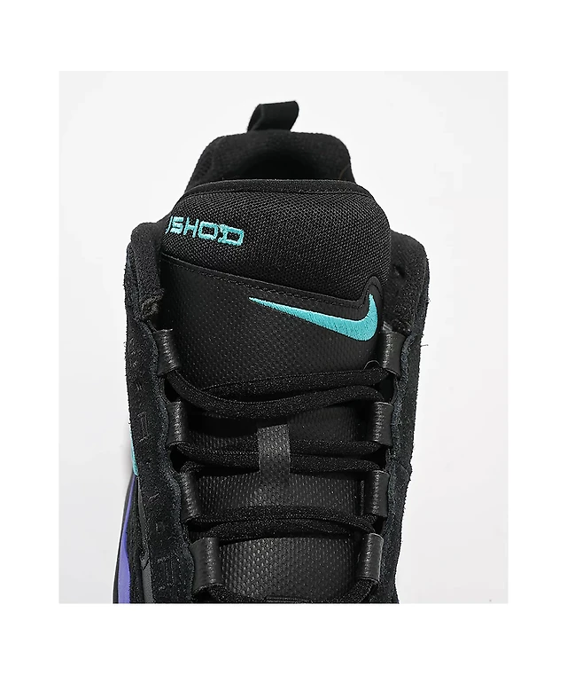 Nike SB Air Max Ishod Black, Persian Violet, Dusty Cactus Skate