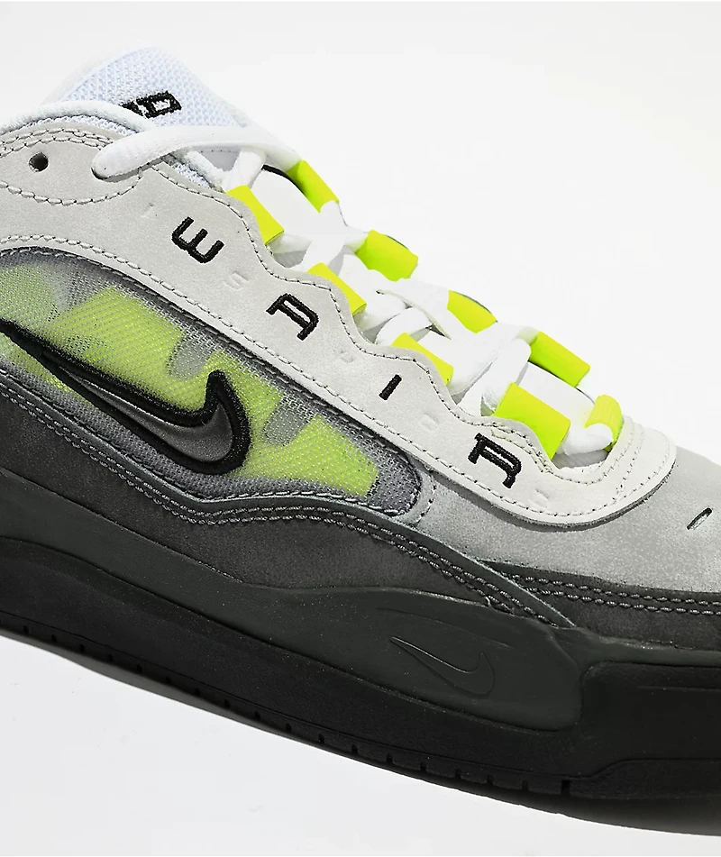 Nike SB Air Max Ishod OG Neon Yellow, Anthracite & Charcoal Skate Shoes