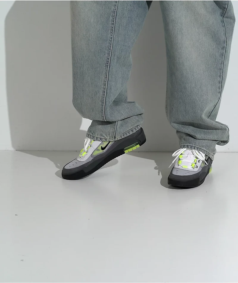 Nike SB Air Max Ishod OG Neon Yellow, Anthracite & Charcoal Skate Shoes
