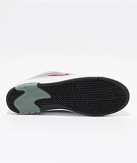 Nike SB Air Max Ishod PRM Metallic Silver & Varsity Red Skate Shoes