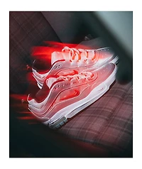 Nike SB Air Max Ishod PRM Metallic Silver & Varsity Red Skate Shoes