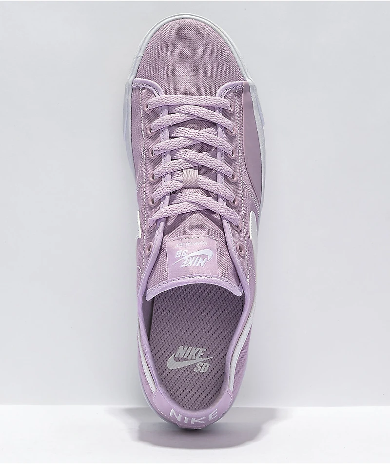 Nike SB BLZR Court Doll & White Skate Shoes