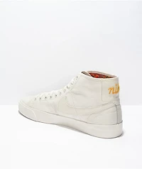 Nike SB BLZR Court Mid Sail White & Grey Skate Shoes