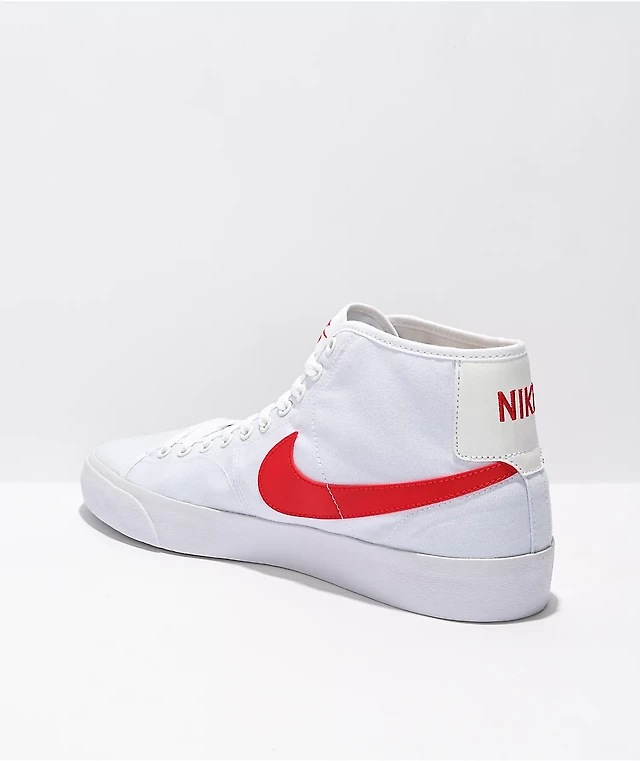 Nike SB BLZR Court Mid Skate Shoes mens 12. Nwob coral Nike SB Blazer Court Mid Skate Shoes – Mainland Skate & Surf main image 2
