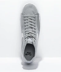 Nike SB BLZR Court Mid Wolf Grey & White Skate Shoes