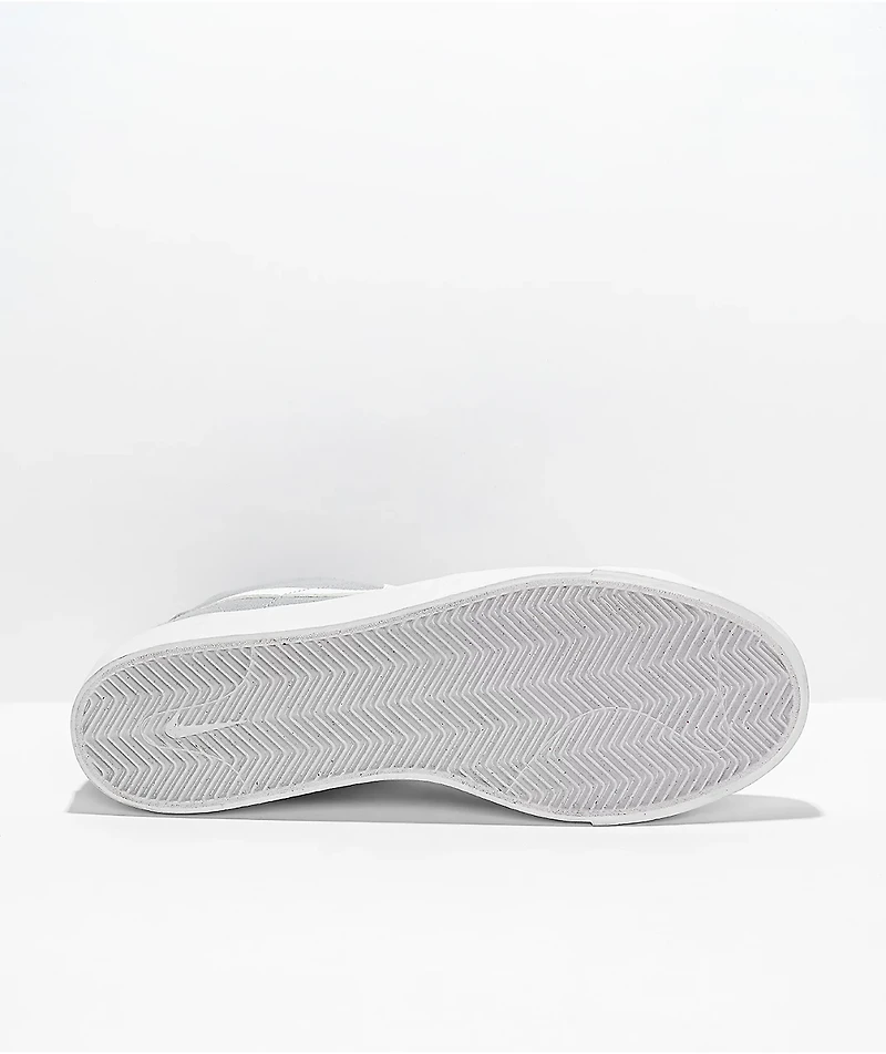 Nike SB BLZR Court Mid Wolf Grey & White Skate Shoes
