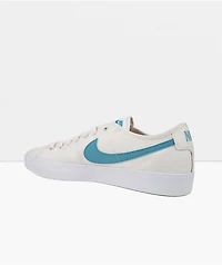 Nike SB BLZR Court Phantom & Cerulean Blue Skate Shoes