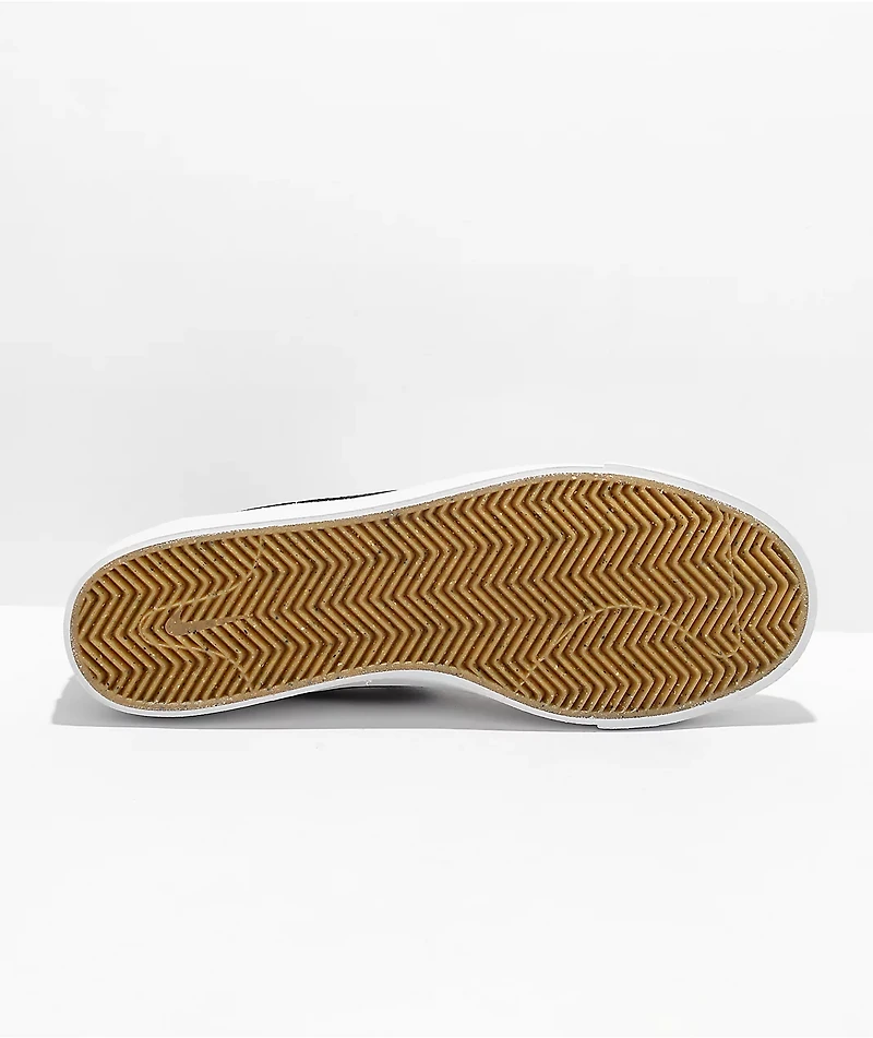 Nike SB BLZR Court White & Black Skate Shoes