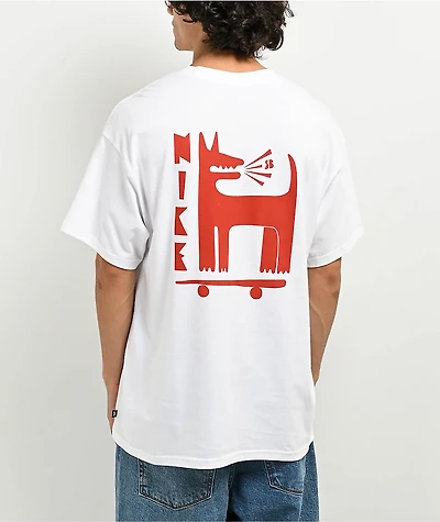Nike SB Barking White T-Shirt