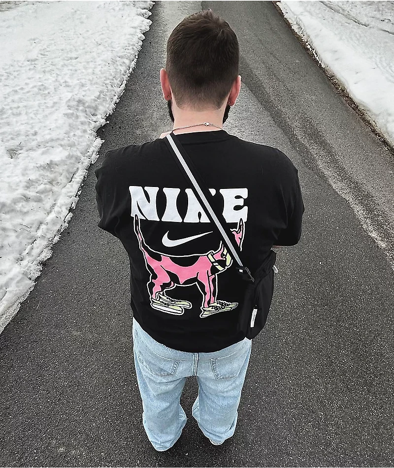 Nike SB Big Dog Black & Pink T-Shirt